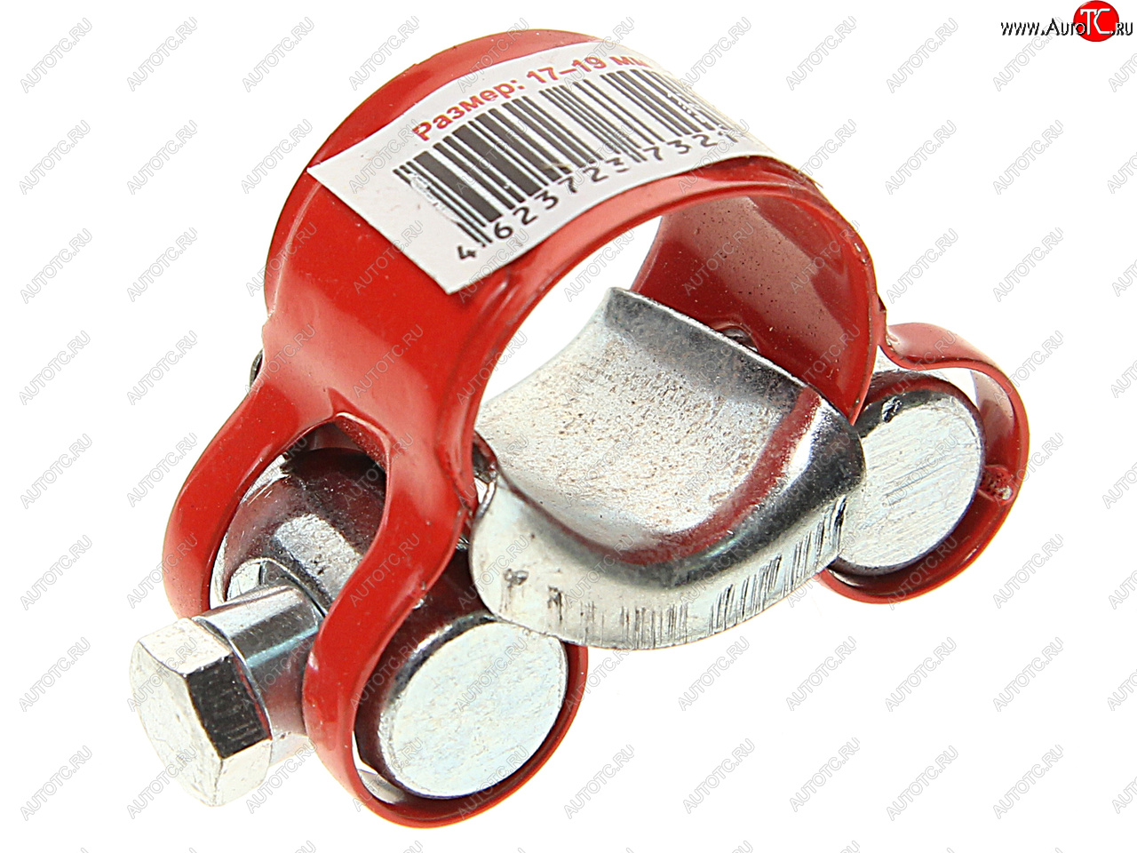 101 р. Хомут силовой d=017-019 (18) красный COMFORT COMFORT c.17-19.plr  с доставкой в г. Воронеж