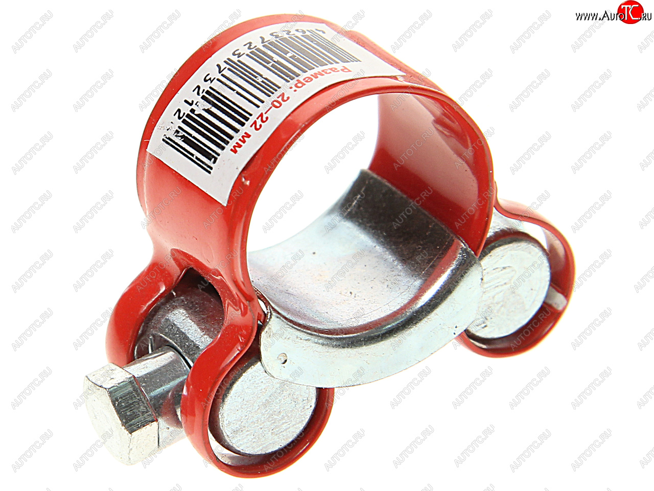 103 р. Хомут силовой d=020-022 (21) красный COMFORT COMFORT c.20-22.plr  с доставкой в г. Воронеж