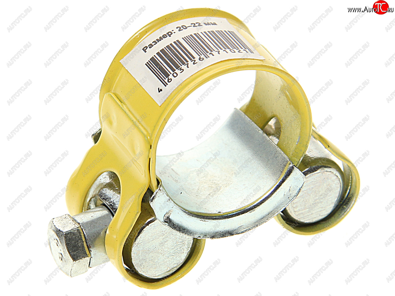 103 р. Хомут силовой d=020-022 (21) желтый COMFORT COMFORT c.20-22.ply  с доставкой в г. Воронеж