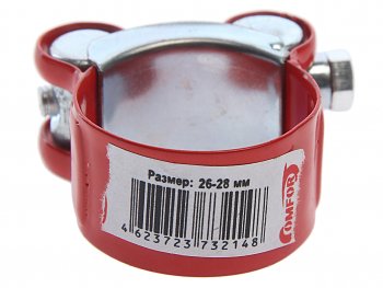 112 р. Хомут силовой d=026-028 (27) красный COMFORT COMFORT c.26-28.plr  с доставкой в г. Воронеж. Увеличить фотографию 2