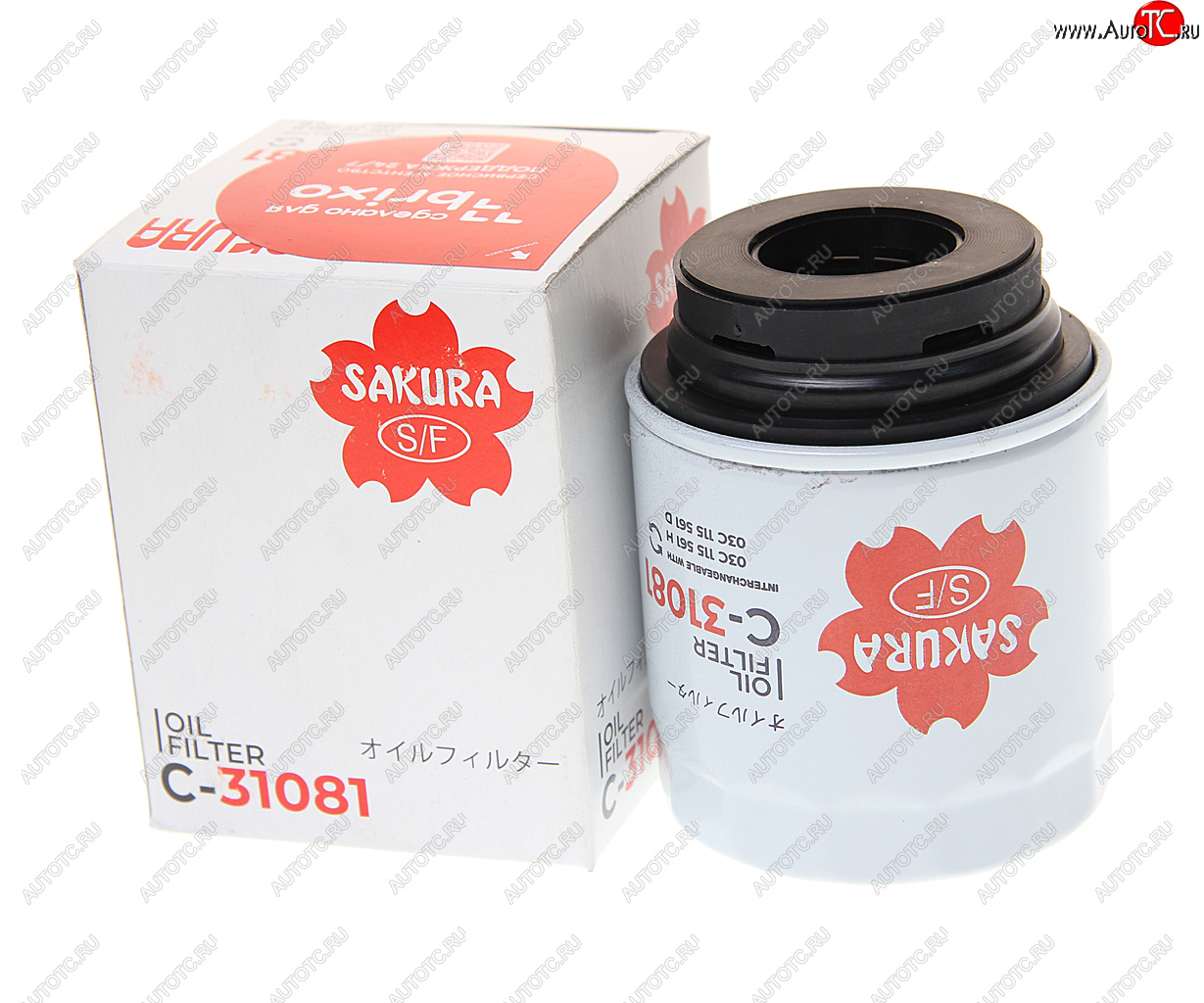 729 р. Фильтр масляный VW AUDI SEAT SKODA (1.21.4 TSITFSIFSI 1.6) SAKURA SAKURA c31081  с доставкой в г. Воронеж