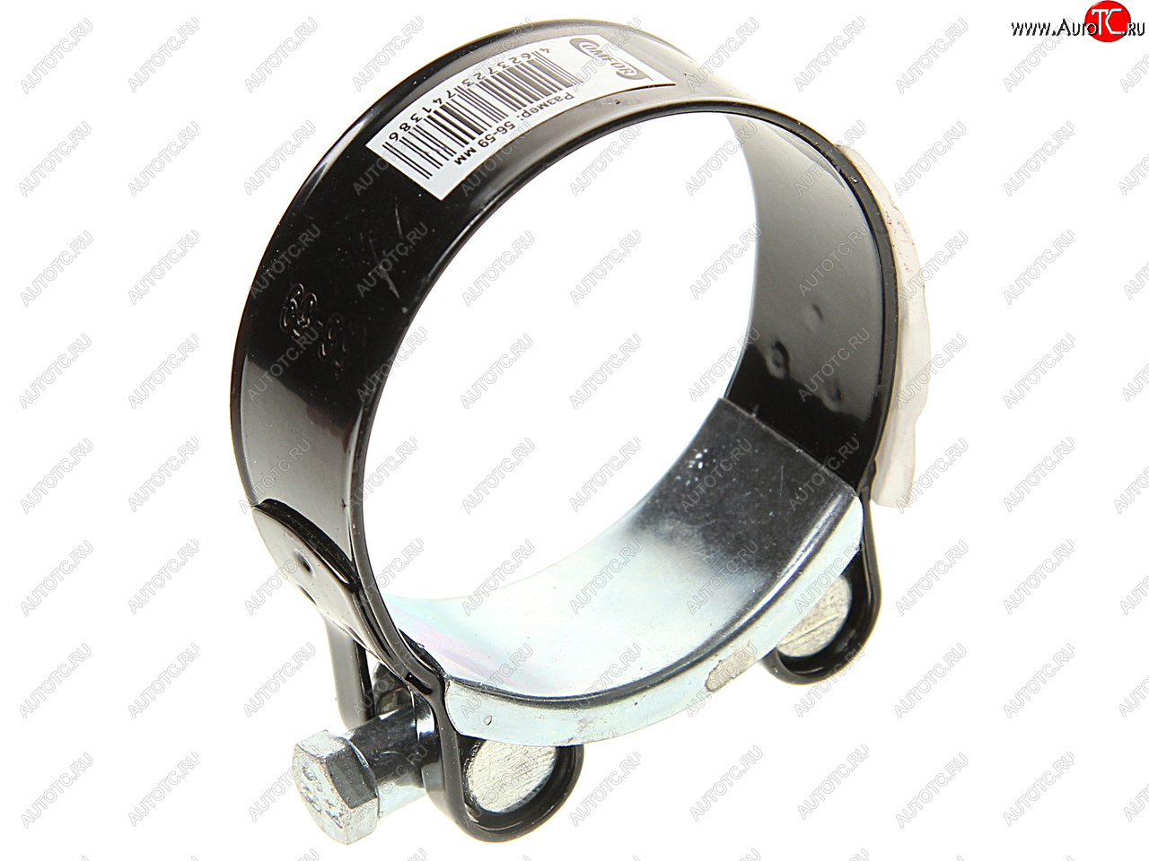 158 р. Хомут силовой d=056-059 (57) черный COMFORT COMFORT c.56-59.plb  с доставкой в г. Воронеж