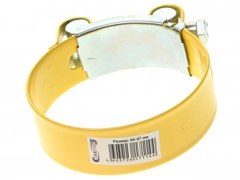 Хомут силовой d=064-067 (66) желтый COMFORT COMFORT c.64-67.ply