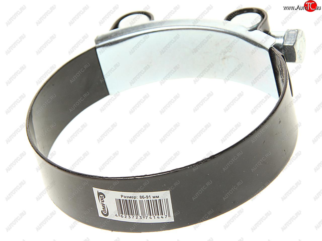 221 р. Хомут силовой d=086-091 (88) черный COMFORT COMFORT c.86-91.plb  с доставкой в г. Воронеж