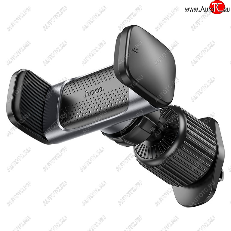 399 р. Держатель телефона на дефлектор черный HOCO HOCO ca110 black metal gray  с доставкой в г. Воронеж