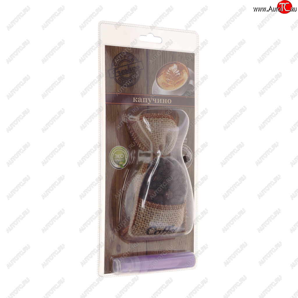379 р. Ароматизатор подвесной гранулы (капучино) COFFEE FRESHCO FRESHCO cf-01  с доставкой в г. Воронеж