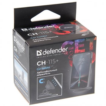 619 р. Держатель телефона универсальный магнитный DEFENDER DEFENDER ch-115+ black  с доставкой в г. Воронеж. Увеличить фотографию 3