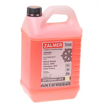 Антифриз красный -40C ZR4000 CH OAT 5кг ZALMER ZALMER ch40r005