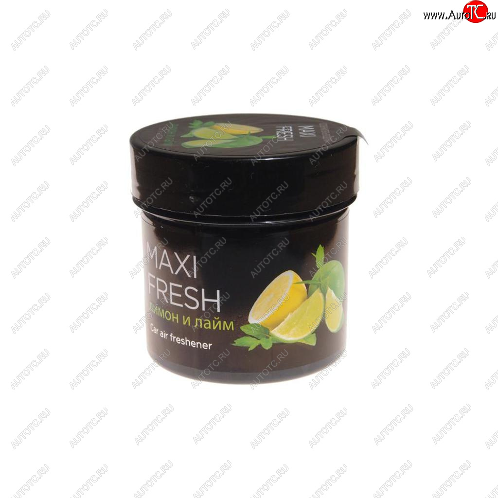 151 р. Ароматизатор на панель приборов гелевый (лимон и лайм) 100г MAXI FRESH MAXI FRESH cmf-115  с доставкой в г. Воронеж