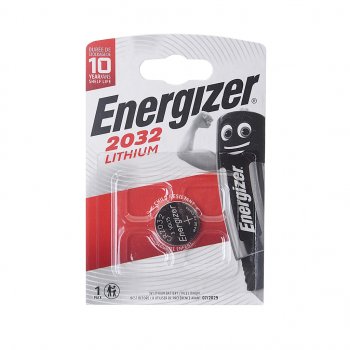 Батарейка CR2032 3V таблетка (пульт сигнализации,ключ) блистер (1шт.) Lithium ENERGIZER ENERGIZER cr2032 bc1