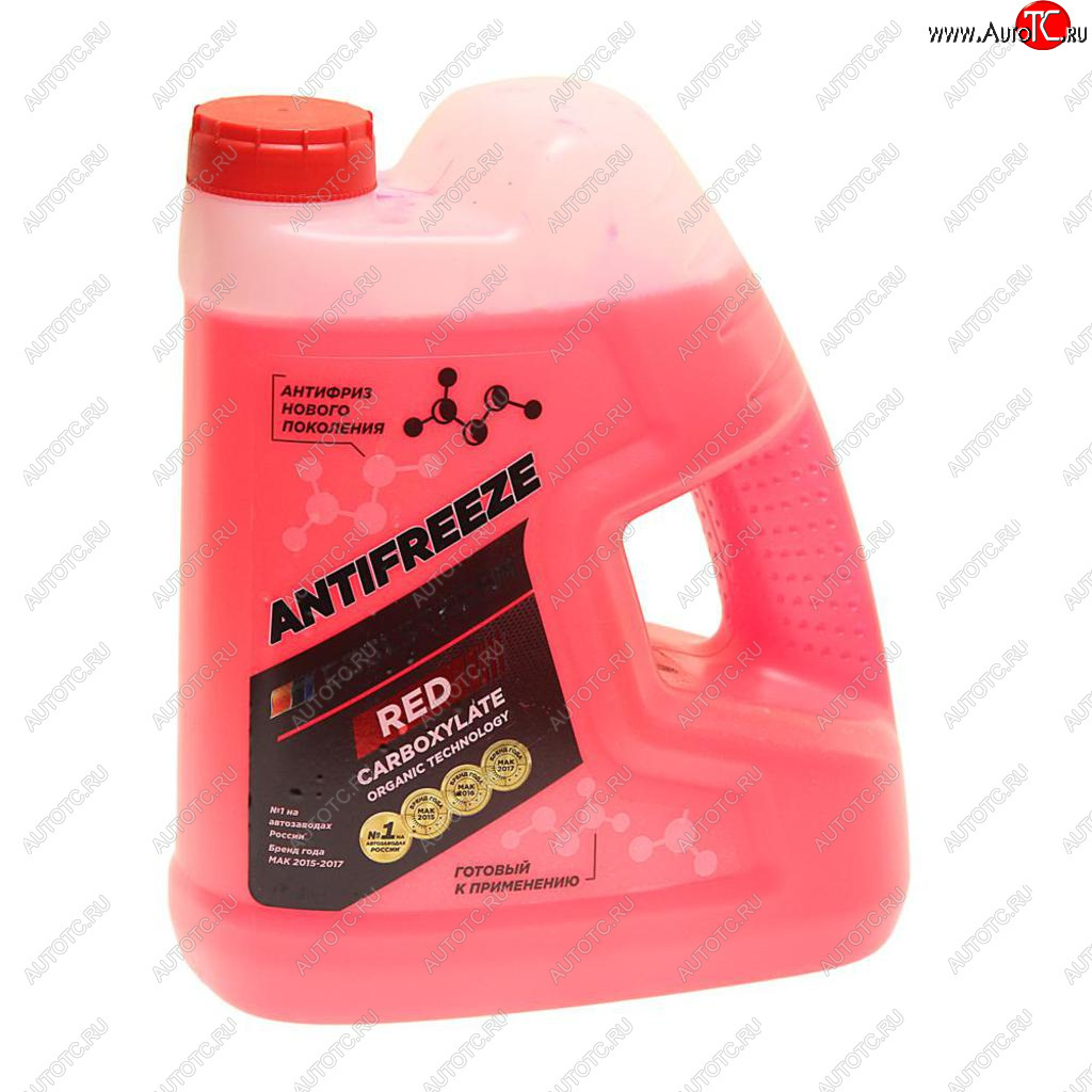 759 р. Антифриз красный -40C 4кг Red COOL STREAM COOL STREAM cs-010909-rd  с доставкой в г. Воронеж