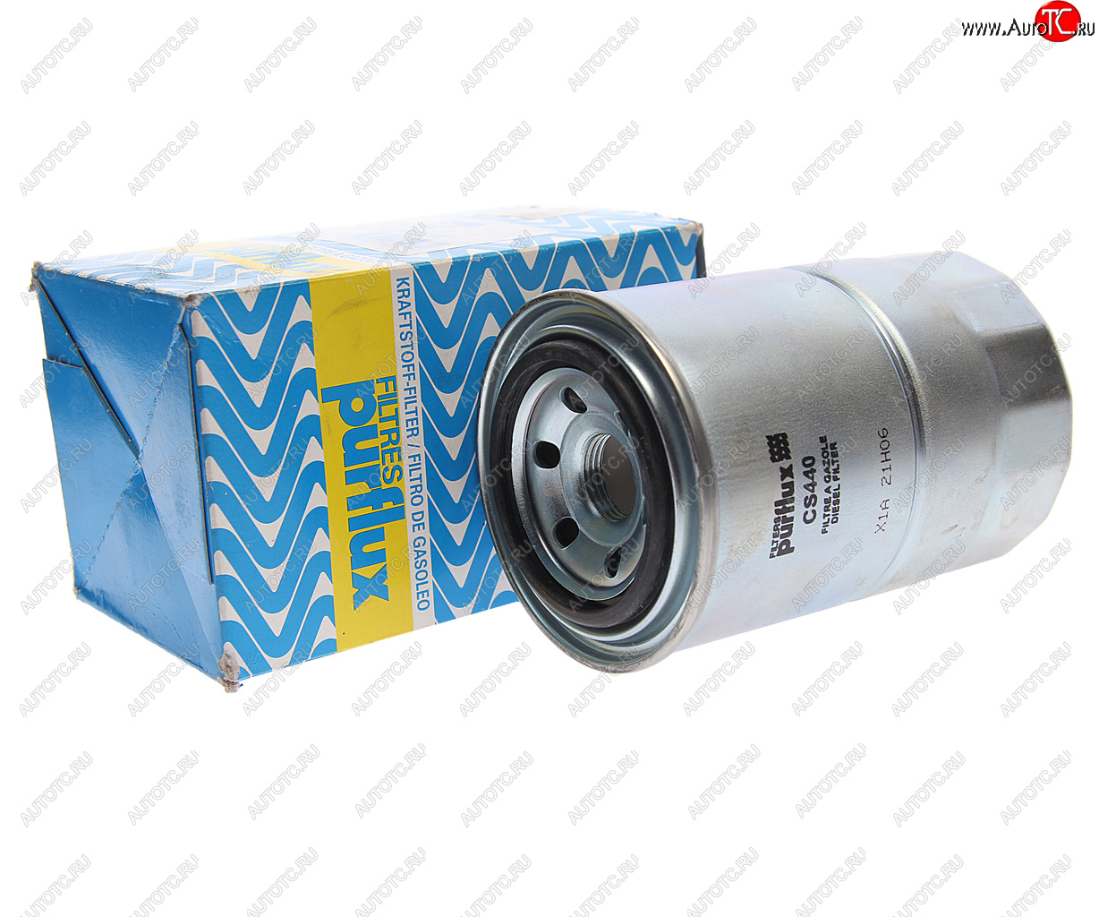999 р. Фильтр топливный KIA Carnival (99-) MITSUBISHI Lancer (84-96) (1.82.0) PURFLUX PURFLUX cs440  с доставкой в г. Воронеж