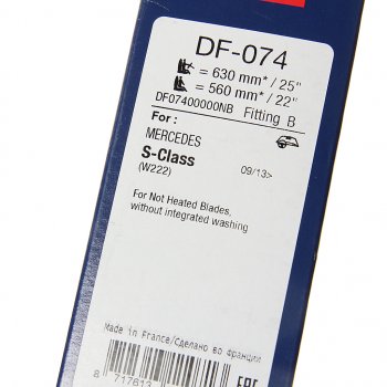 5 599 р. Щетка стеклоочистителя MERCEDES S (W222) (13-) 630560мм комплект DENSO DENSO df-074  с доставкой в г. Воронеж. Увеличить фотографию 4