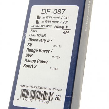 4 399 р. Щетка стеклоочистителя 600500мм комплект DENSO DENSO df-087  с доставкой в г. Воронеж. Увеличить фотографию 3
