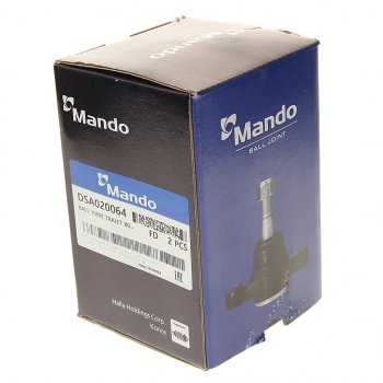 1 759 р. Опора шаровая переднего LH=RH MANDO Hyundai Trajet (1999-2008)  с доставкой в г. Воронеж. Увеличить фотографию 3