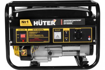 28 999 р. Бензогенератор 3.0кВт 4такт. расх.=0.4лкВтч. бак=15л HUTER HUTER dy4000l  с доставкой в г. Воронеж. Увеличить фотографию 2