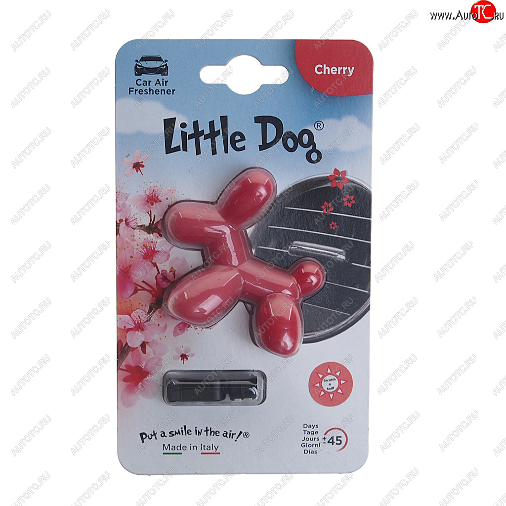 295 р. Ароматизатор на дефлектор полимерный (Вишня) Little Dog DRIVE INT DRIVE INT ed0404  с доставкой в г. Воронеж