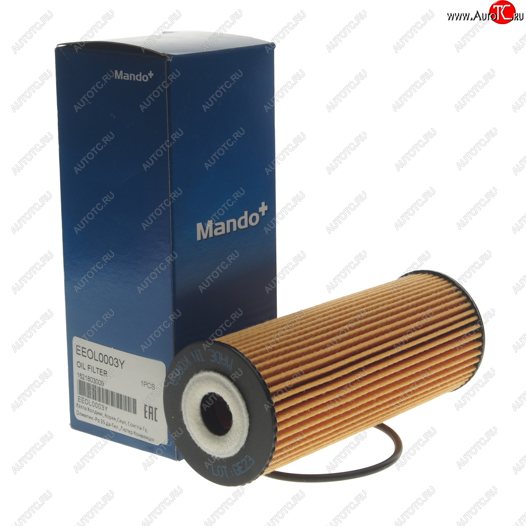 599 р. Фильтр масляный SSANGYONG Actyon (06-),Kyron (05-),Actyon Sports (06-),Rexton (03-) (D20,E23) MANDO MANDO eeol0003y  с доставкой в г. Воронеж