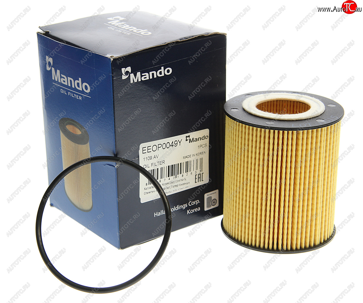 379 р. Фильтр масляный PEUGEOT 407 CITROEN C5,C6 (3.0 HDI) MANDO MANDO eeop0049y MANDO eeop0049y  с доставкой в г. Воронеж