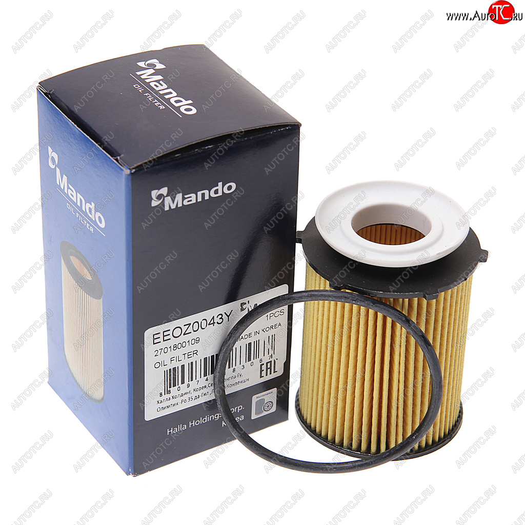 1 399 р. Фильтр масляный MERCEDES A (W176),B (W246),C (W204),CLA (C117) (M270/M274) MANDO MANDO eeoz0043y MANDO eeoz0043y  с доставкой в г. Воронеж