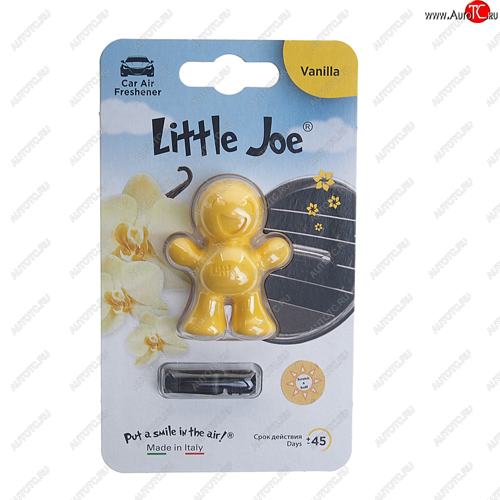 295 р. Ароматизатор на дефлектор полимерный (Ваниль) Little Joe Classic DRIVE INT DRIVE INT ef0101  с доставкой в г. Воронеж