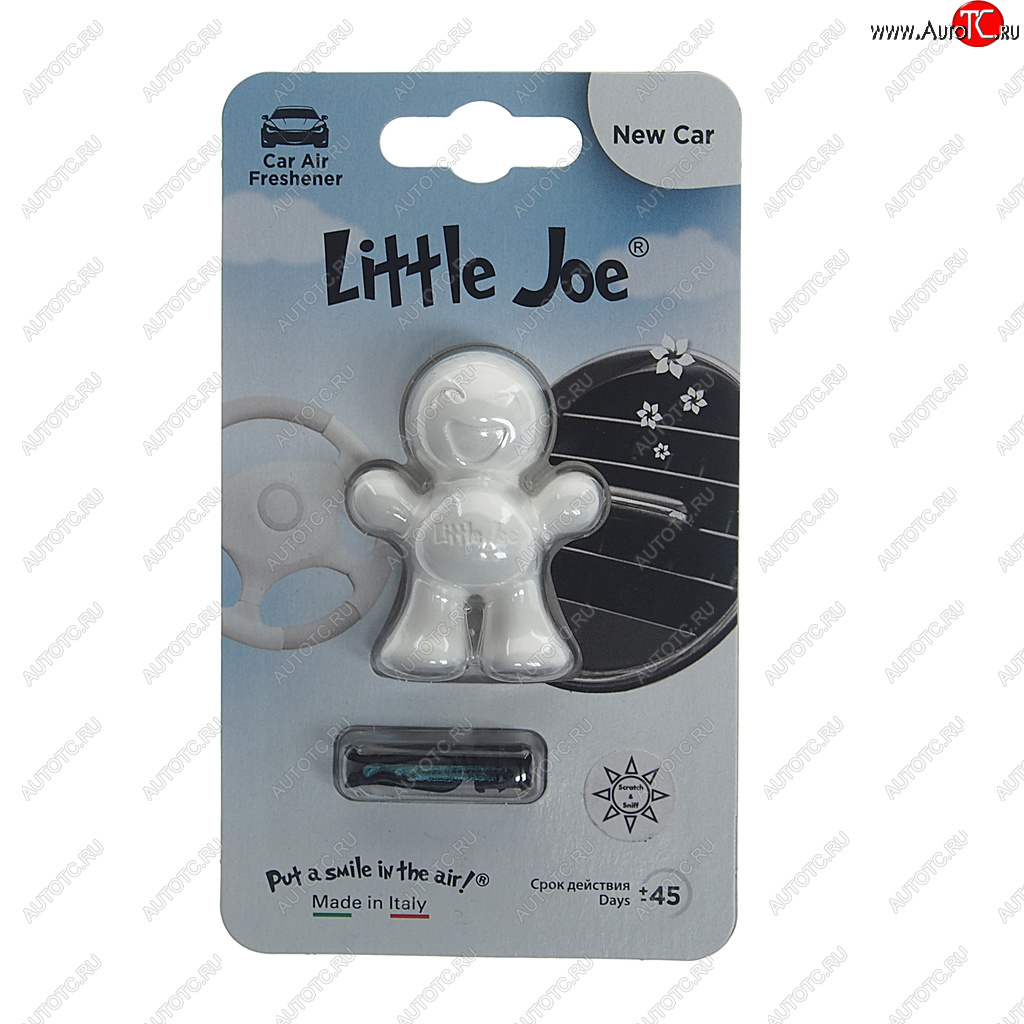 257 р. Ароматизатор на дефлектор полимерный (Новая машина) Little Joe Classic DRIVE INT DRIVE INT ef0202  с доставкой в г. Воронеж