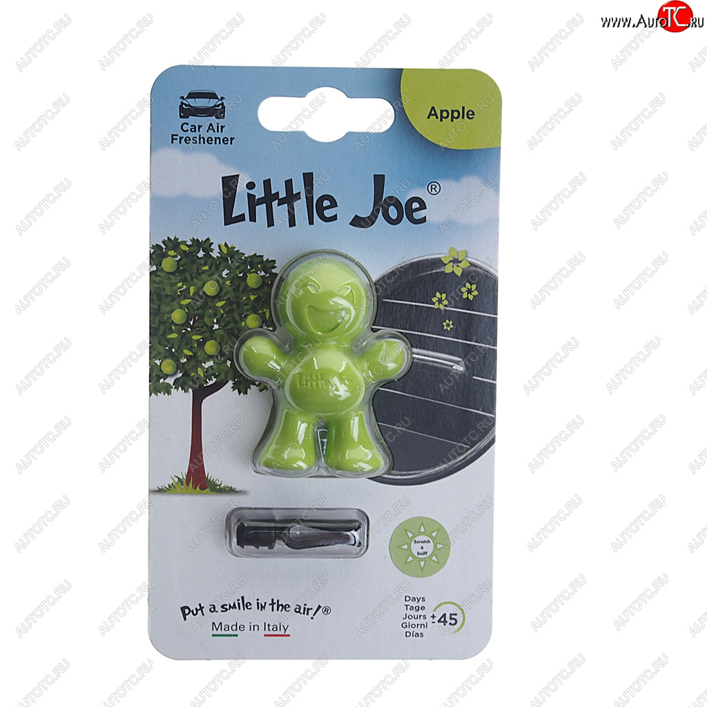 295 р. Ароматизатор на дефлектор полимерный (Яблоко) Little Joe Classic DRIVE INT DRIVE INT ef3243  с доставкой в г. Воронеж