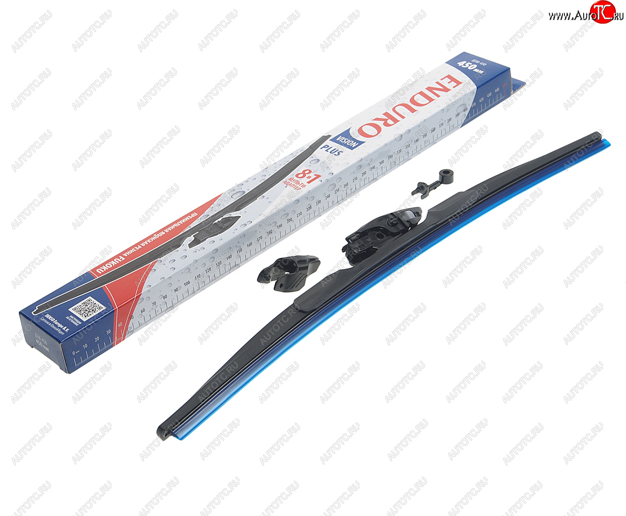 281 р. Щетка стеклоочистителя 450мм бескаркасная (адаптер) Plus ENDUROVISION DENSO DENSO efm-450  с доставкой в г. Воронеж