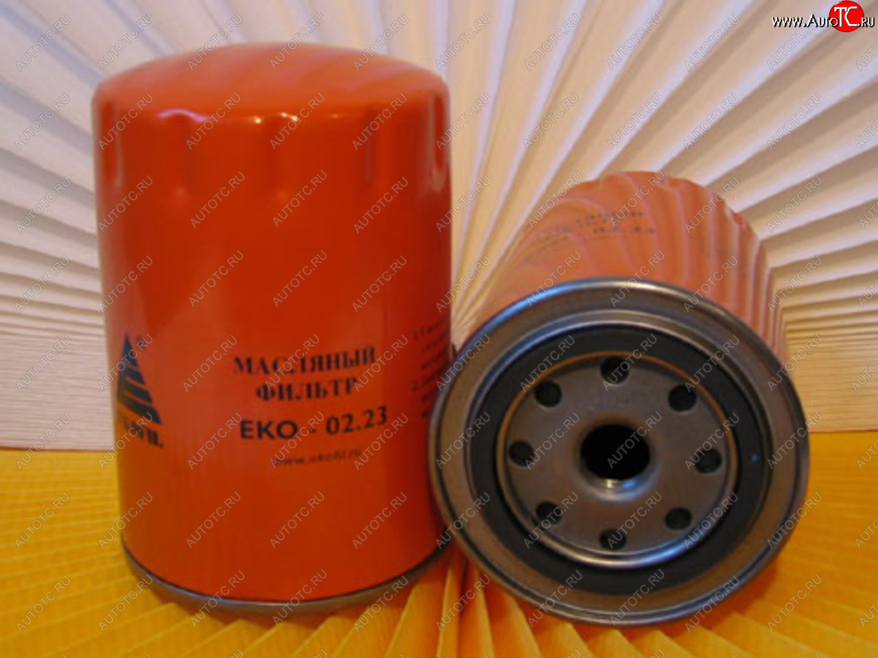 449 р. Фильтр масляный ГАЗ-3110,3302 (дв.ШТАЙЕР) EKOFIL EKOFIL eko-02.23 EKOFIL eko-02.23  с доставкой в г. Воронеж