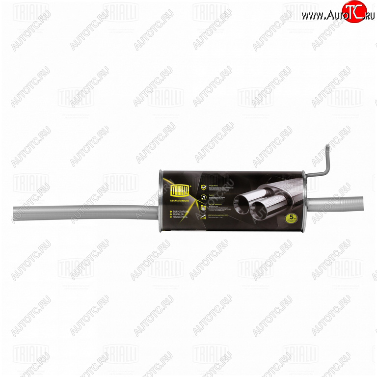 2 499 р. Глушитель ЛАДА Largus RENAULT Logan (11-) TRIALLI TRIALLI emm0120 TRIALLI emm0120  с доставкой в г. Воронеж