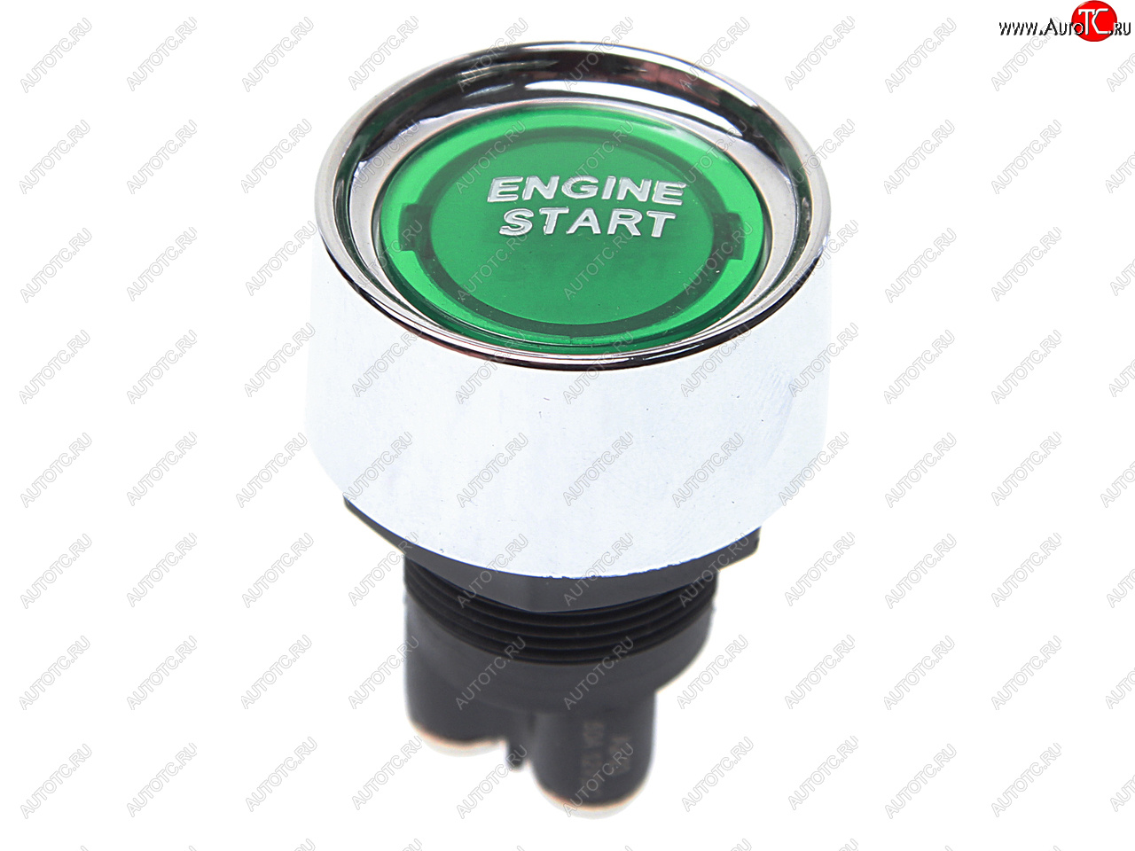 739 р. Выключатель кнопка 12V 50А ENGINE START без фиксации зеленая NO NAME engine startзе  с доставкой в г. Воронеж