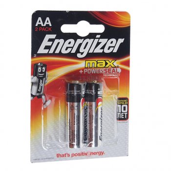 Батарейка AA LR6 1.5V блистер (2шт.) Alkaline ENERGIZER ENERGIZER en-lr6бл ENERGIZER en-lr6бл
