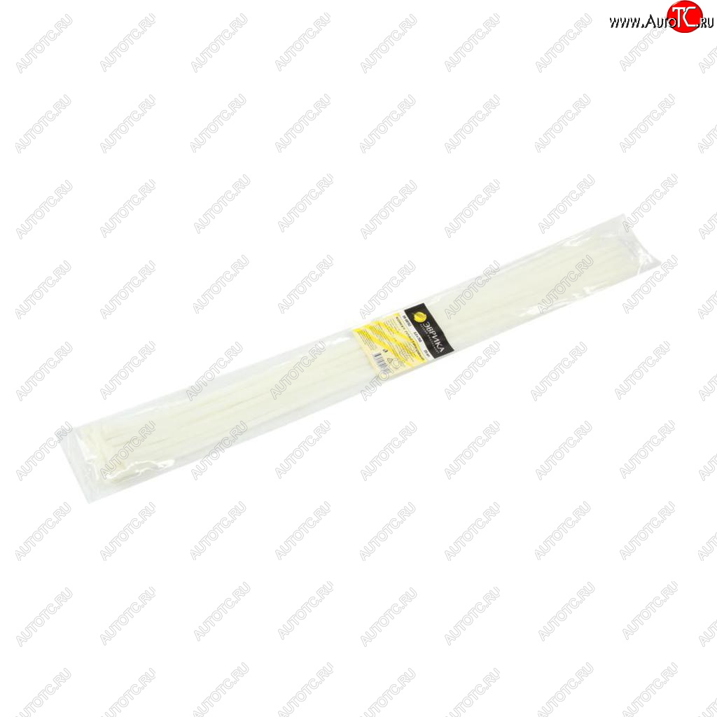 349 р. Хомут-стяжка 750х8.0 пластик белый (25шт.) ЭВРИКА ЭВРИКА er-08752  с доставкой в г. Воронеж