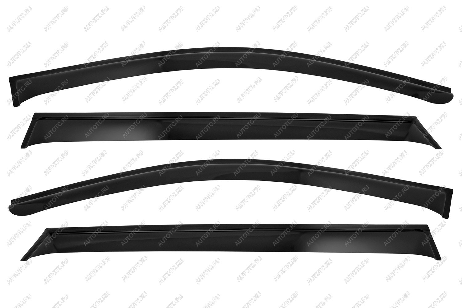 1 799 р. Дефлекторы окон накладной VOLKSWAGEN TAYRON X 2020- кроссовер  Фольксваген REIN reinwv1341  с доставкой в г. Воронеж