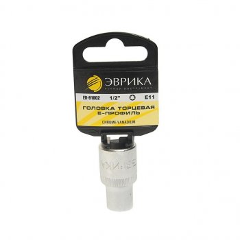 Головка торцевая 12 TORX E11 с держателем ЭВРИКА ЭВРИКА er-91602h