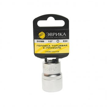Головка торцевая 12 TORX E24 с держателем ЭВРИКА ЭВРИКА er-91609h