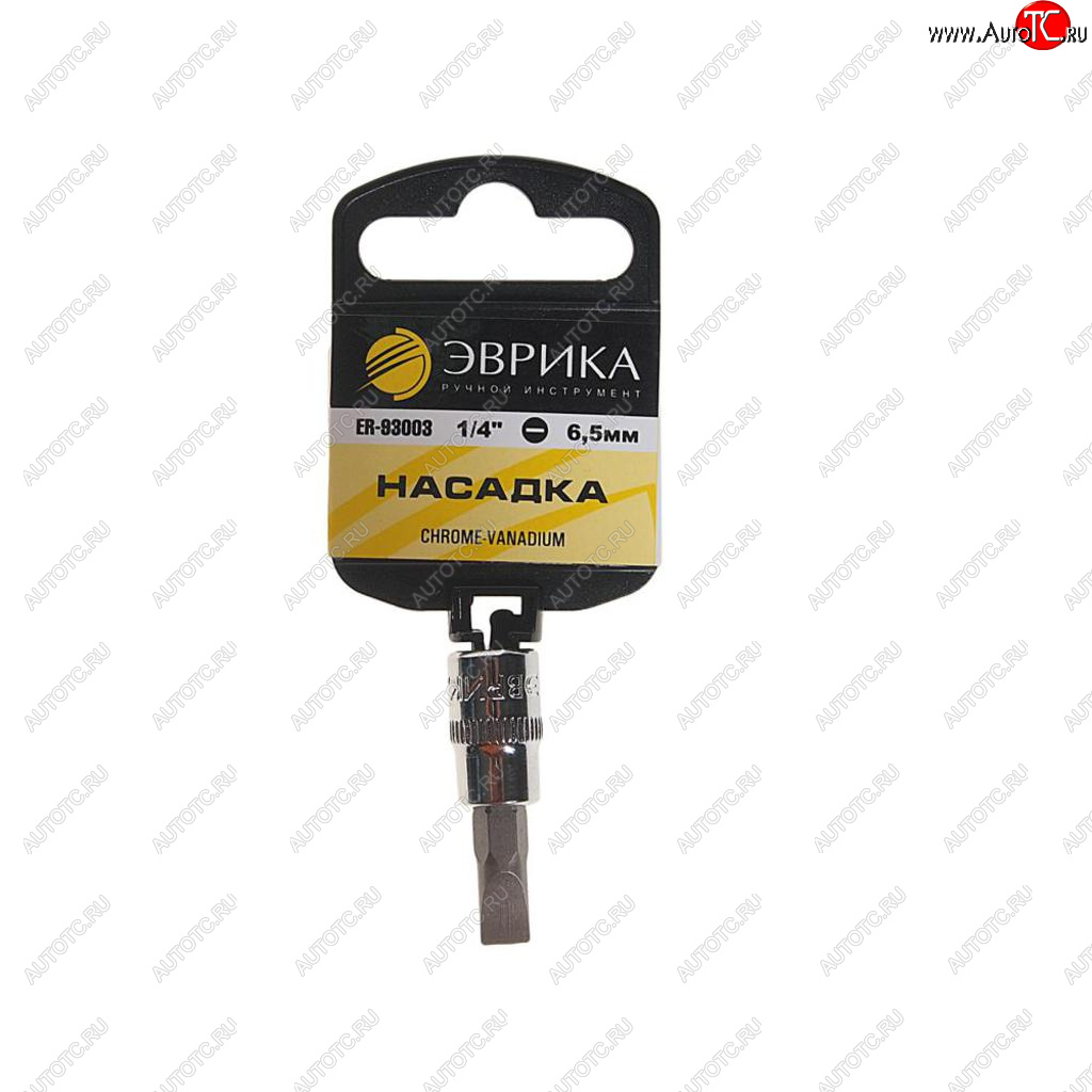 17 р. Бита-головка 14 SL6.5 L=37мм с держателем ЭВРИКА ЭВРИКА er-93003h  с доставкой в г. Воронеж