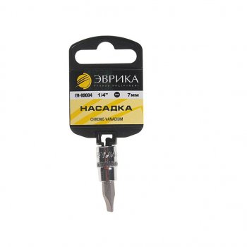 Бита-головка 14 SL7.0 L=37мм с держателем ЭВРИКА ЭВРИКА er-93004h