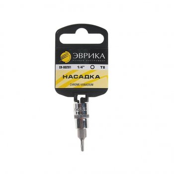 Бита-головка 1/4 TORX T8х37мм с держателем ЭВРИКА ЭВРИКА er-93201h ЭВРИКА er-93201h