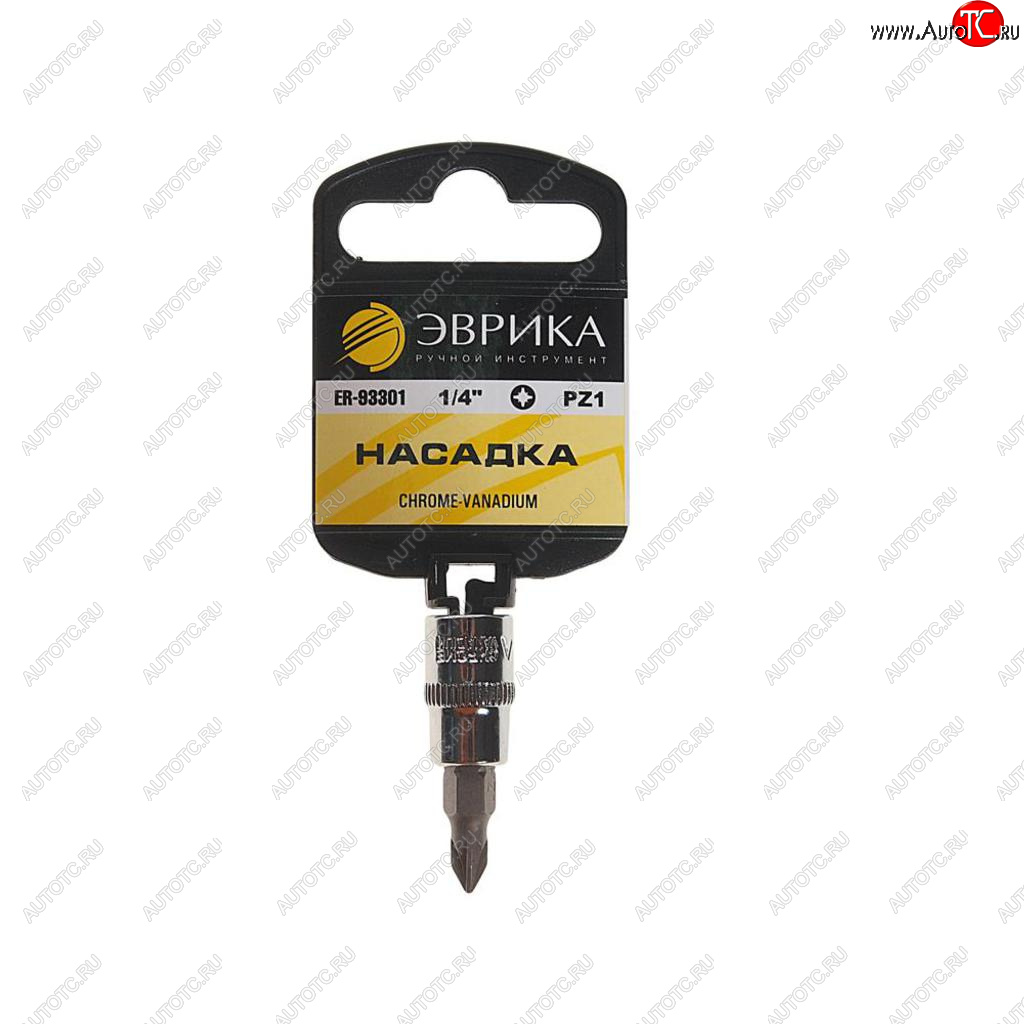 20 р. Бита-головка 1/4 POZIDRIVE PZ 1.0х37мм с держателем ЭВРИКА ЭВРИКА er-93301h ЭВРИКА er-93301h  с доставкой в г. Воронеж