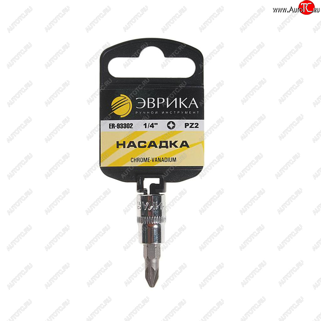 20 р. Бита-головка 14 POZIDRIVE PZ 2.0х37мм с держателем ЭВРИКА ЭВРИКА er-93302h  с доставкой в г. Воронеж