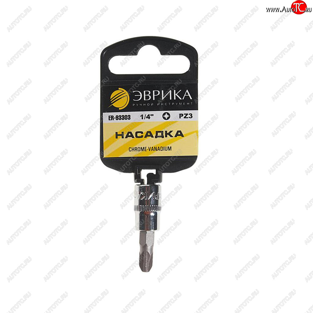 17 р. Бита-головка 14 POZIDRIVE PZ 3.0х37мм с держателем ЭВРИКА ЭВРИКА er-93303h  с доставкой в г. Воронеж