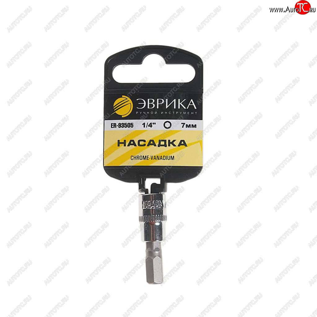 30 р. Бита-головка 14 HEX H7х37мм с держателем ЭВРИКА ЭВРИКА er-93505h  с доставкой в г. Воронеж