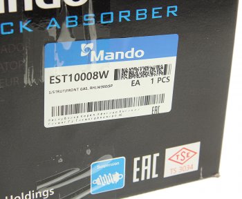 6 799 р. Амортизатор DAEWOO Matiz CHEVROLET Spark (11-) передний правый газовый (АБС) MANDO MANDO est10008w  с доставкой в г. Воронеж. Увеличить фотографию 6