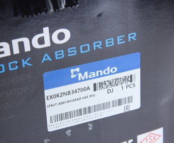 7 299 р. Амортизатор KIA Spectra передний правый газовый MANDO MANDO ex0k2nb34700a  с доставкой в г. Воронеж. Увеличить фотографию 6