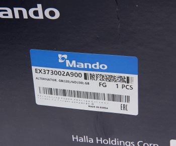 33 549 р. Генератор HYUNDAI i40 (15-),Elantra (16-) (1.6 TCI) KIA Rio (14-) (1.41.6 TCI) MANDO MANDO ex373002a900  с доставкой в г. Воронеж. Увеличить фотографию 6