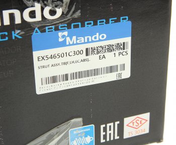 5 699 р. Амортизатор HYUNDAI Getz (02-) передний левый масляный MANDO MANDO ex546501c300  с доставкой в г. Воронеж. Увеличить фотографию 6