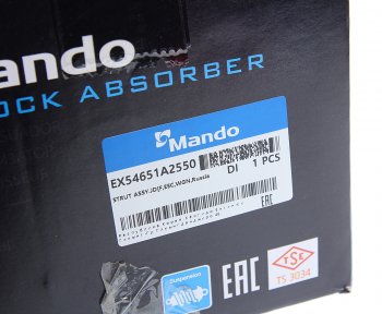8 699 р. Амортизатор KIA Ceed (12-) передний левый MANDO MANDO ex54651a2550  с доставкой в г. Воронеж. Увеличить фотографию 6