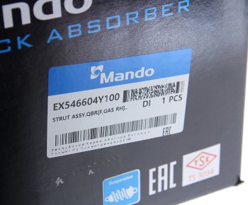 4 899 р. Амортизатор KIA Rio (12-) передний правый газовый MANDO MANDO ex546604y100 MANDO ex546604y100  с доставкой в г. Воронеж. Увеличить фотографию 5