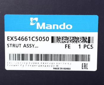 9 449 р. Амортизатор KIA Sorento (15-) передний правый газовый MANDO MANDO ex54661c5050  с доставкой в г. Воронеж. Увеличить фотографию 4